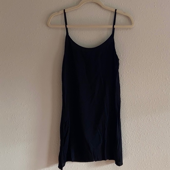 LACAUSA Black Mini Slip Dress Anthropologie - NWT - Picture 7 of 10